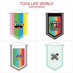 Toca life world anime flag 90*60cm