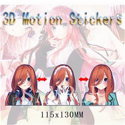 Anime 3d sticker