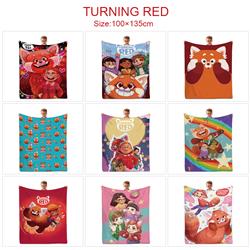 Turning Red anime blanket 100*135cm