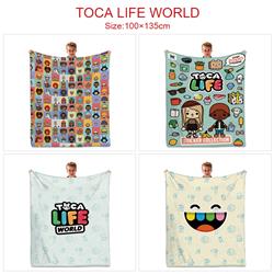 Toca life world anime blanket 100*135cm