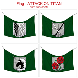 attack on titan anime flag 100*60cm