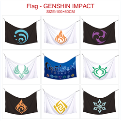 Genshin Impact Noelle anime flag 100*60cm