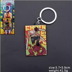 Chainsaw man anime keychain