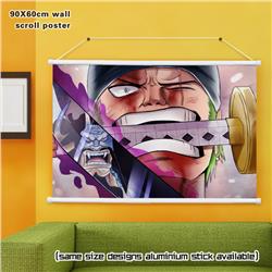 one piece anime wallscroll 90*60cm