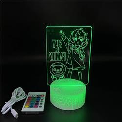 Anime 7 colours LED light