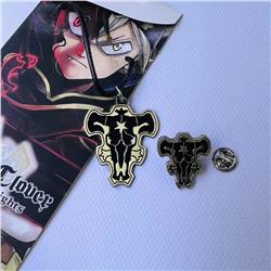 Black Clover anime brooch set