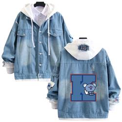 BTS anime jean sweater