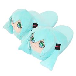 miku hatsune anime plush slippers ( one size 35-42 )