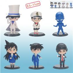 detective conan anime figure for 6pcs