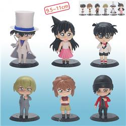 detective conan anime figure for 6pcs