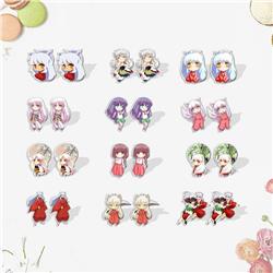 Inuyasha anime   earrings 1-1.15cm