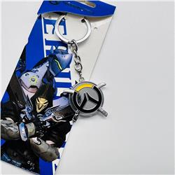 Overwatch anime keychain