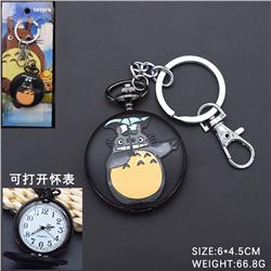 TOTORO anime keychain&pocket-watch 6*4.5cm