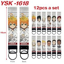 The Promised Neverland anime keychain 12 pcs a set