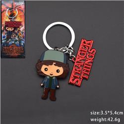 Stranger Things anime keychain