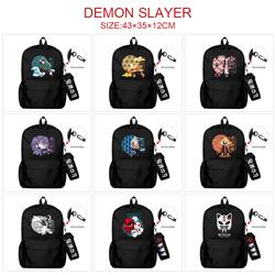 demon slayer kimets anime bag+Small pencil case set