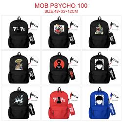 Mob Psycho 100 anime bag+Small pencil case set