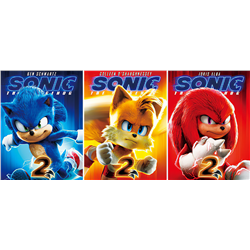 sonic anime 3d poster