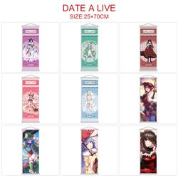 Date A Live anime wallscroll 25*70cm price for 5 pcs