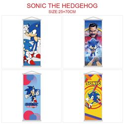 Sonic anime wallscroll 25*70cm price for 5 pcs