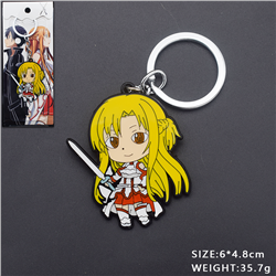 sword art online  anime keychain6*4.8cm