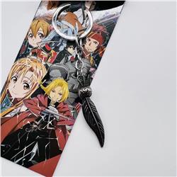 sword art online anime keychain