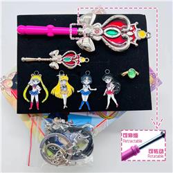 Sailor Moon Crystal anime Keychain price for a set