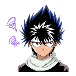 yuyu hakusho anime car sticker