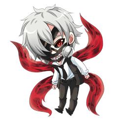 Tokyo Ghoul anime car sticker