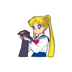 Sailor Moon anime car sticker