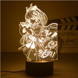 Genshin Impact anime 7 colours LED light