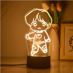 BTS anime 7 colours LED light