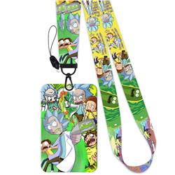 Rick and Morty anime lanyard phonestrap 45cm*2.5cm