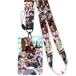 sword art online anime lanyard phonestrap 45cm*2.5cm