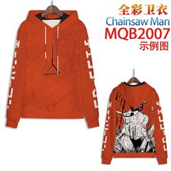 chainsaw man anime hoodie