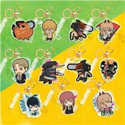 chainsaw man anime keychain 5cm