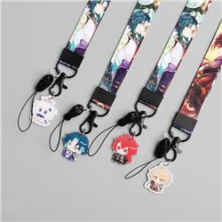 Genshin Impact anime lanyard phonestrap 45cm