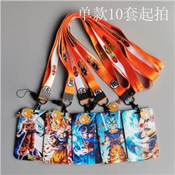 Dragon Ball anime lanyard phonestrap7*11cm price for 10 pcs