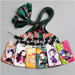 demon slayer kimets anime lanyard phonestrap7*11cm price for 10 pcs