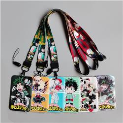 My Hero Academia anime lanyard phonestrap7*11cm price for 10 pcs