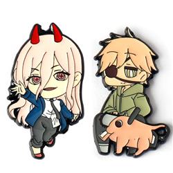 chainsaw man anime badge 4.5*2.6cm