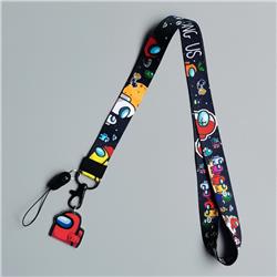 among us anime  lanyard phonestrap