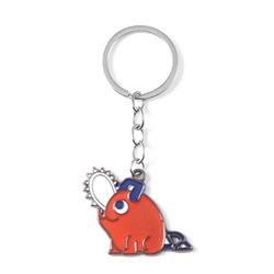 chainsaw man anime keychain