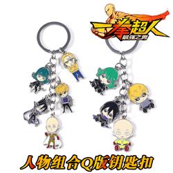 One Punch Man anime keychain