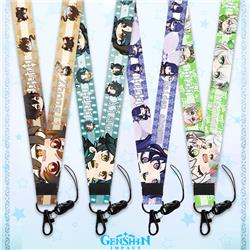 Genshin Impact anime lanyard phonestrap ( 45cm*2.5cm )