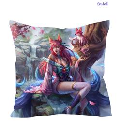 League of Legends anime square full-color pillow cushion 45*45cm