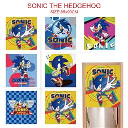 Sonic anime door curtain 85*90cm