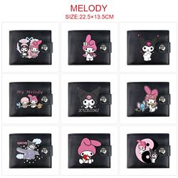 Kuromi anime wallet 22.5*13.5cm