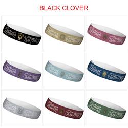 Black Clover anime sweatband