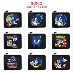 Sonic anime wallet 12*10*2.5cm